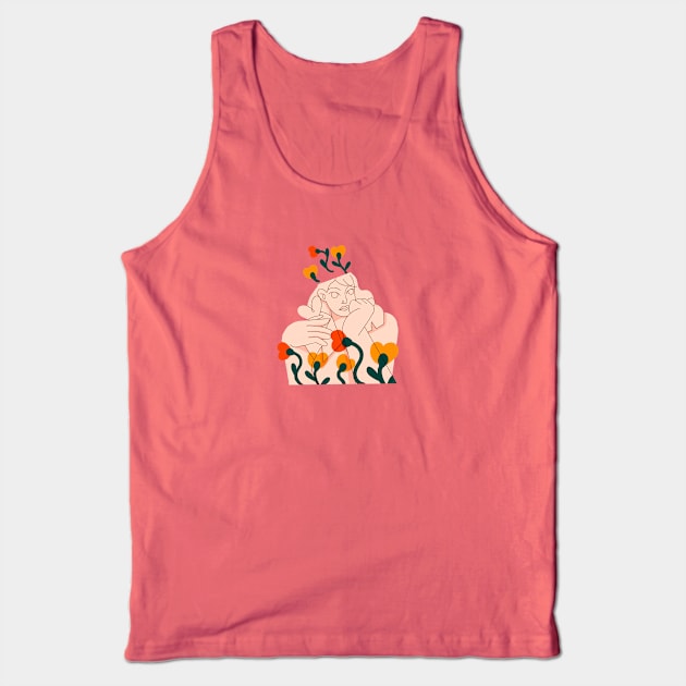 Wildflowers Tank Top by Living in Patterns by Laura